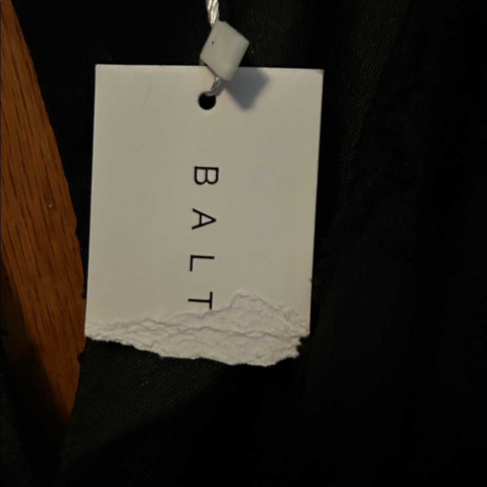 Baltic Born NWT Evelyn Smocked Black long maxi dress Size 1X - Picture 4 of 5